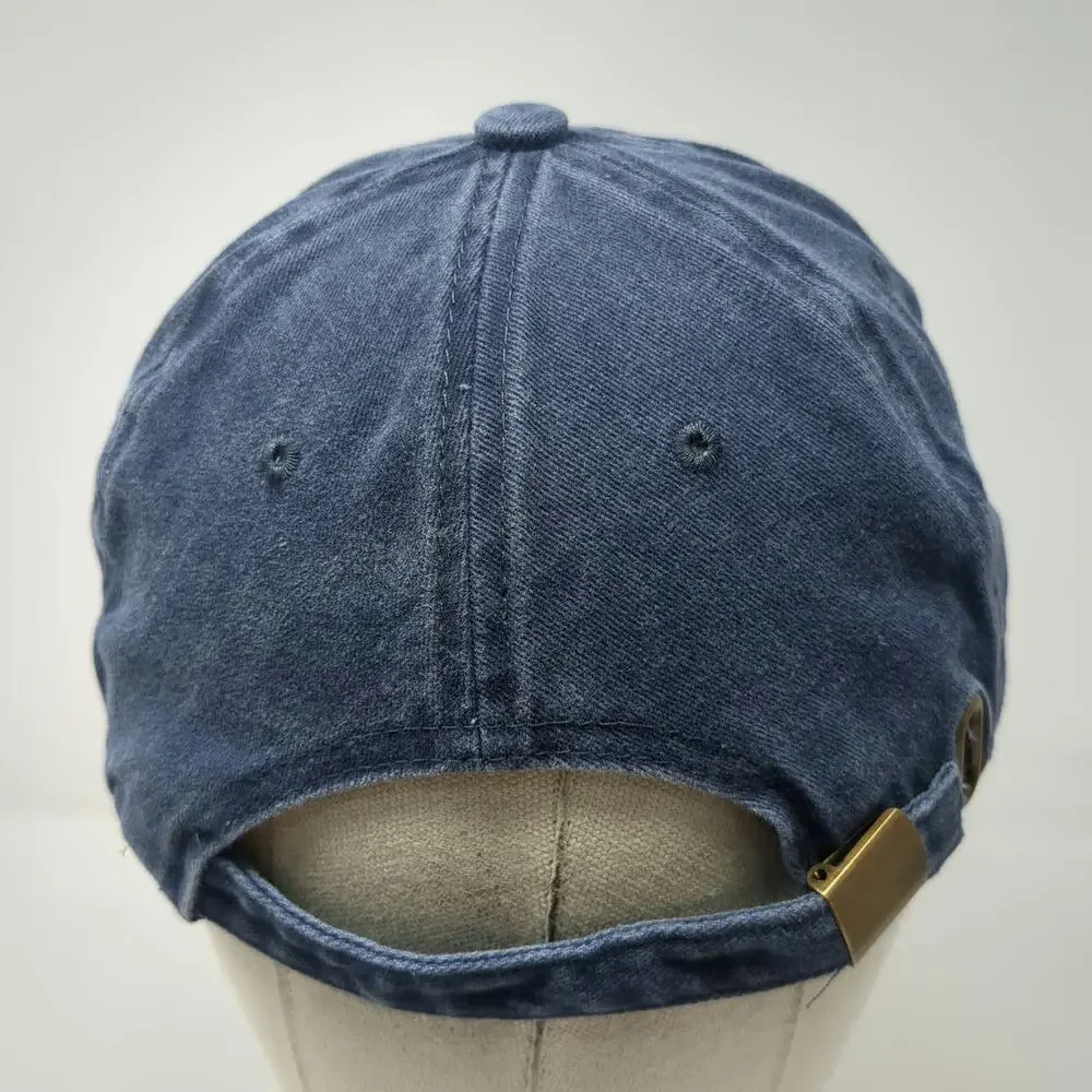 Trendy Apparel Shop Baseball Cap Blue One Size DAD Embroidered Slideback Hat
